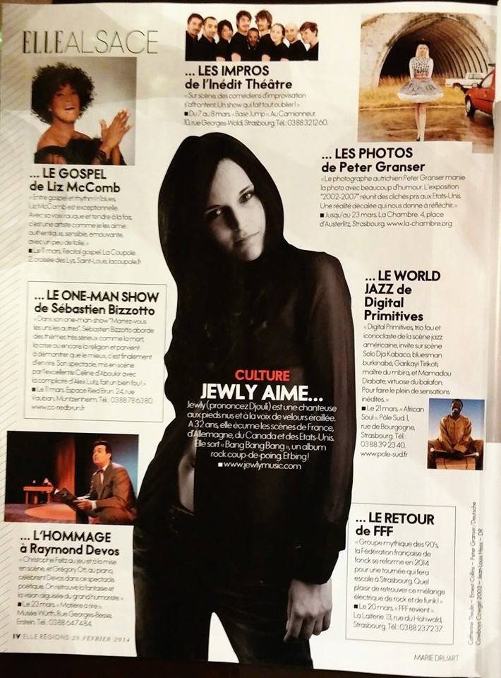 Magazine ELLE – 28/02/2014